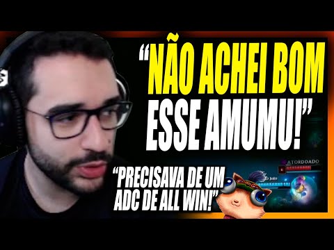 TAKESHI REAGINDO A "PENTAKILL INSANO DO FNB E AMUMU NO CBLOL - CBLOL DA ZUEIRA" - BRONZIOCRE