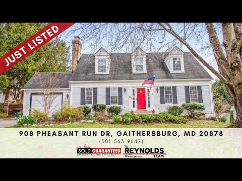 Awesome Gaithersburg Traditional Style Home for Sale $635K or Trade The Reynolds Team 301 563 9647