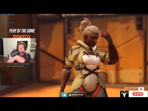POTG! S TIER HERO - IMBA SOJOURN! DANTEH SOJOURN GAMEPLAY OVERWATCH 2 SEASON 1
