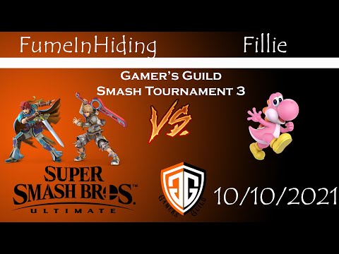 Gamer's Guild Smash Monthly 3 - (Losers Finals) FumeInHiding (Roy, Shulk) vs FIllie (Yoshi)