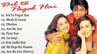 Dil To Pagal Hai Movie All Songs||Shahrukh Khan & Madhuri Dixit & Karisma Kapoor|||MUSICAL WORLD||