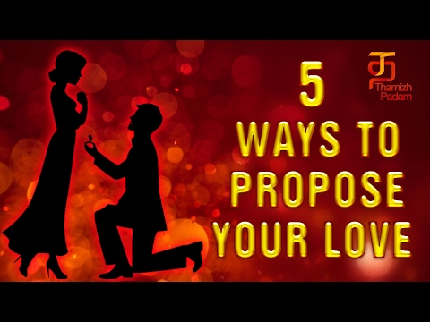 How to propose a Girl or Boy | 5 Ways to Propose your Love | Valentines Day Special Video