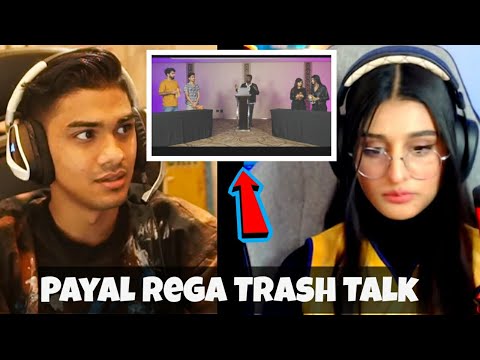 Rega vs Payal Trash Talk | S8UL Gaming Festival 😲
