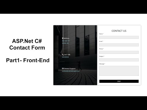 Contact Form in ASP.Net C# | Part 1 - Responsive Design