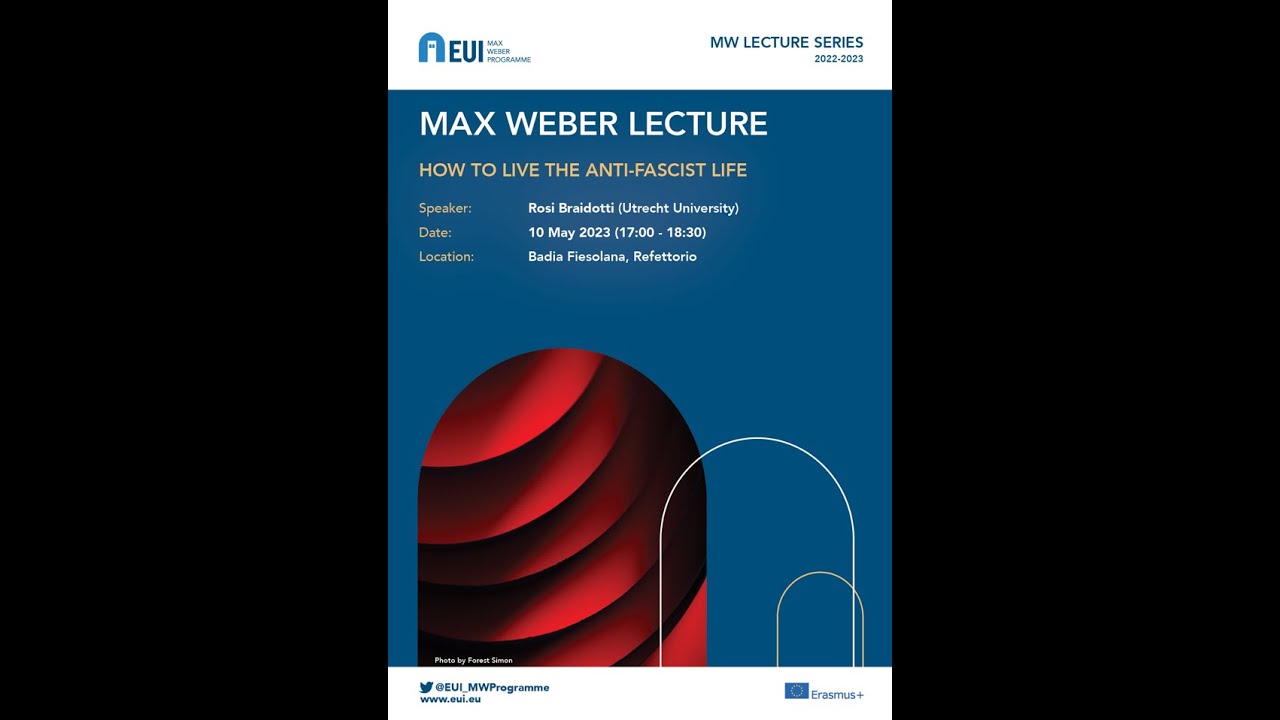 MW Lecture with Professor Rosi Braidotti, May 2023