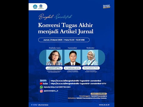 Konversi Tugas Akhir menjadi Artikel Jurnal