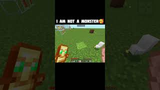 I AM NOT A MONSTER #minecraft