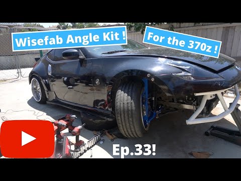 370z Gets Wise Fab Angle Kit !