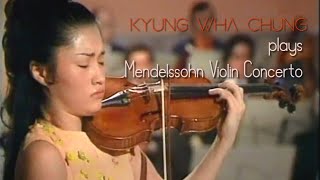 Kyung Wha Chung plays Mendelssohn violin concerto (1971)