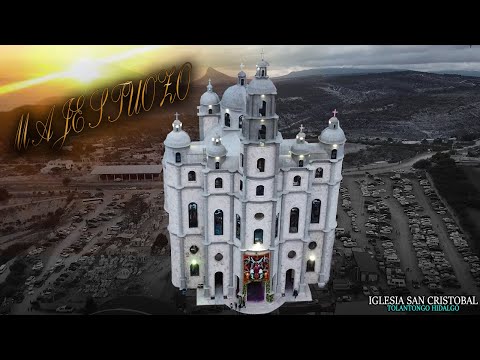MAJESTUOZA LA IGLESIA DE SAN CRISTOBAL CARDONAL HIDALGO (drone mavic 2)