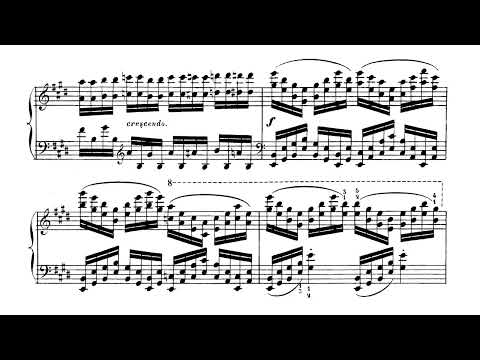 Tellefsen - Etude en sixtes in E major, Op. 43 (Audio+Sheet) [Steen-Nøkleberg]