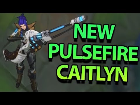 NEW PULSEFIRE CAITLYN GAMEPLAY! THIS SKIN IS SO GOOD!! - League of Legends Commentary