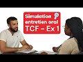 TCF Simulation Expression Orale Exercice 1 Speaking Task Simulation Exercise 1