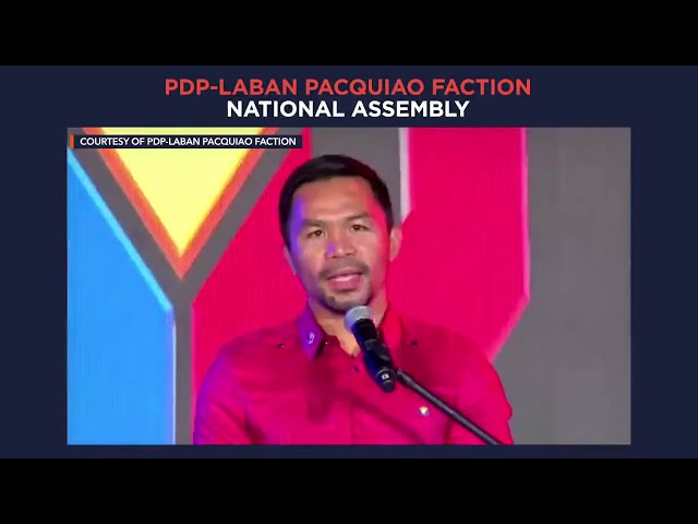 [WATCH] Presidential bet Pacquiao hits Duterte camp: ‘Your time is up’