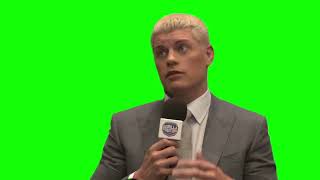 Cody Rhodes “she’s so beautiful, I have to make a lot of money” green screen