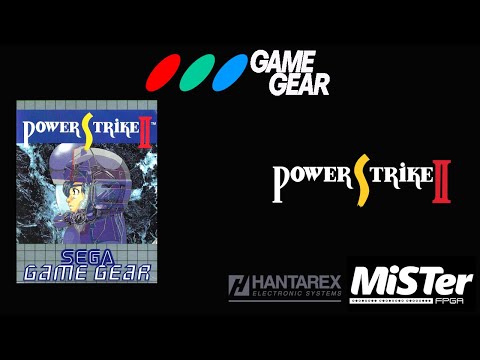 Mister Fpga avec Hantarex Mtc 9110 " GG aleste 2 /Power Strike 2 " Game Gear
