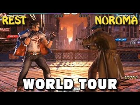 Rest (Hwoarang) Vs Noroma (Dragunov) - Tekken 7 World Tour