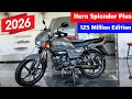 New 2026 Hero Splendor Plus 125 Million Edition Review Price Mileage Features ️ Splendor Plus