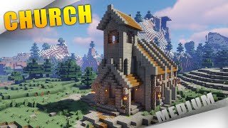 Minecraft: How To Build a Medieval stone Church