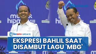 Momen Bahlil Disambut Yel-yel 'Mas Bahlil Ganteng' di Depan Prabowo saat Munas HIPMI di Lampung