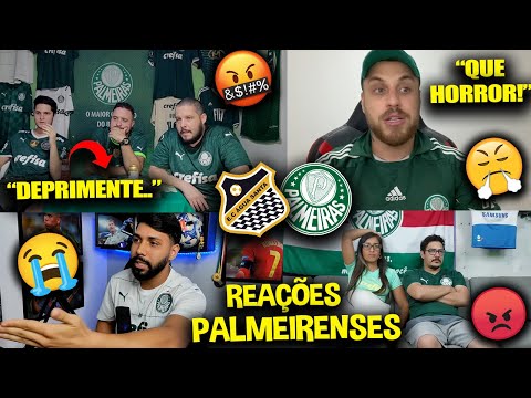 TODAS AS REAÇÕES DOS PALMEIRENSES I ÁGUA SANTA 2X1 PALMEIRAS [REACT PAULISTÃO 2023]