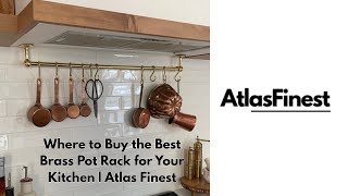 Where to Buy the Best Brass Pot Rack for Your Kitchen | Atla