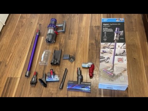 Dyson Cyclone V10 Review, Mounting, and empty Costco