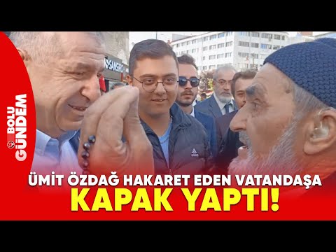 ÜMİT ÖZDAĞ MADE THE COVER FOR INSULTING A CITIZEN | BOLU