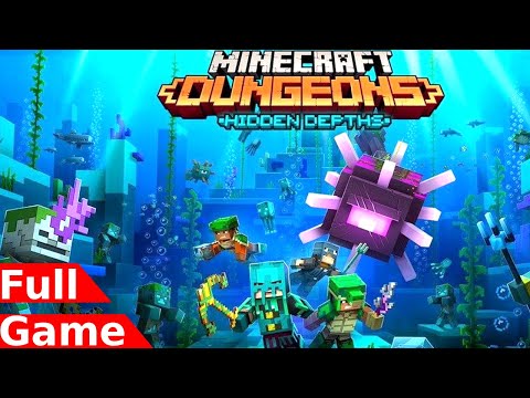 AJBRUN - Minecraft Dungeons: Hidden Depths DLC Gameplay (Full Game)