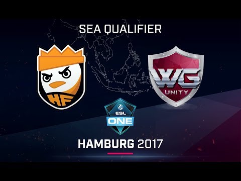 Dota 2 - HappyFeet vs. WG.U [Game 1] - Quarterfinal - SEA Qualifier - ESL One Hamburg 2017