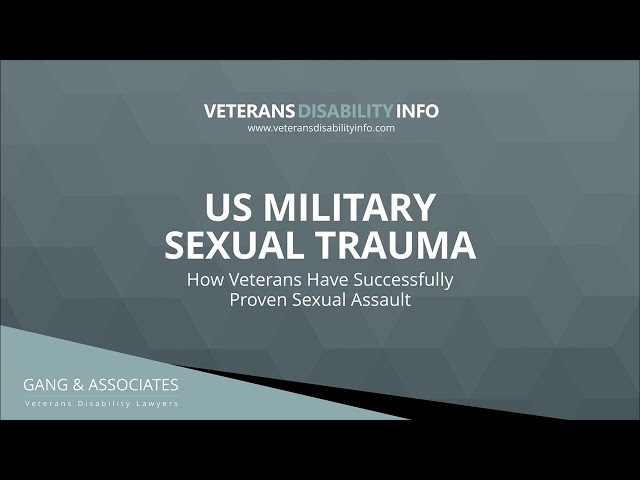 US Military Sexual Trauma