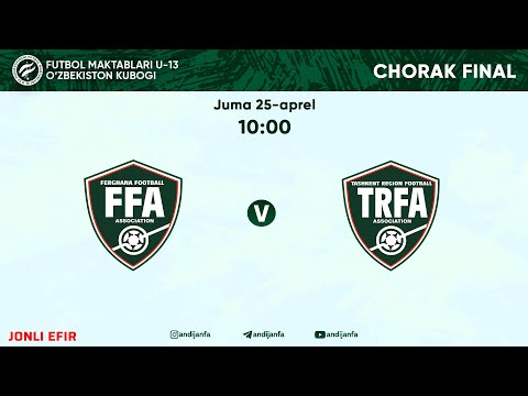 FARG'ONA va TOSHKENT VIL | Futbol maktablar O'zbekiston kubogi U-13 | JONLI EFIR