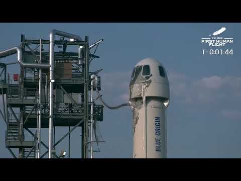 LIVE: Billionaire Jeff Bezos set to launch into space aboard Blue Origin's New Shepard spacecraft