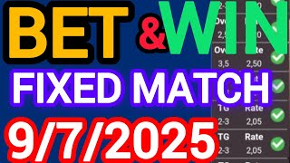 TODAY CORRECT SCORE PREDICTIONS 09/07/2025/FOOTBALL PREDICTIONS TODAY/SOCCER BETTING TIPS/SURE TIPS.