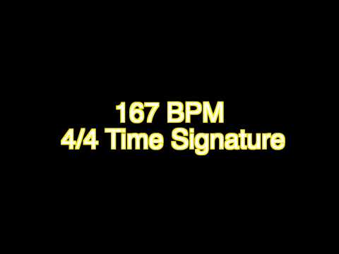 167 BPM (Beats Per Minute) 4/4 Time Signature Metronome.Duration - 30 minutes.