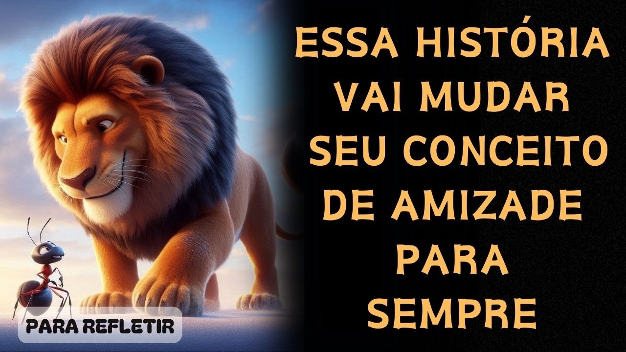 O Leão e a Formiga -  A Verdadeira Força da Amizade