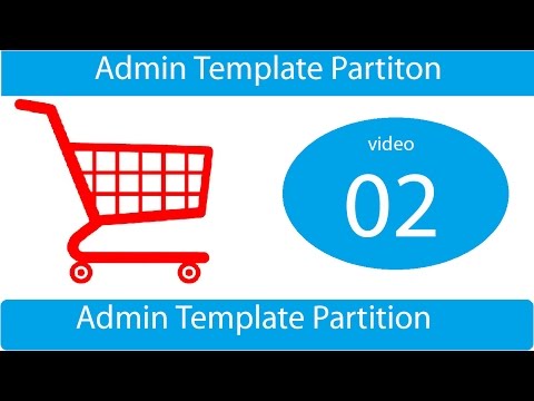 how to make admin template partition