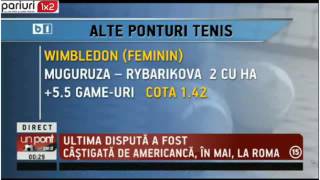 UPZ: 4 ponturi din tenis » Profit londonez!