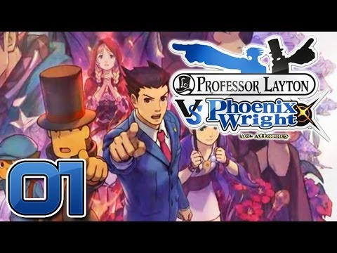 Let's Play Professor Layton vs Phoenix Wright - Part 1 - Rätsel trifft Gerichtssaal