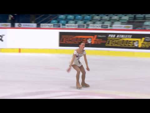 ISU 2014 Jr Grand Prix Zagreb Ladies Free Skate Anna DUSKOVA CZE