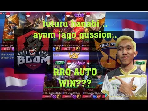 RRQ VS BOOM ID MPL SEASON 2 MOBILE LEGEND MATCH 1
