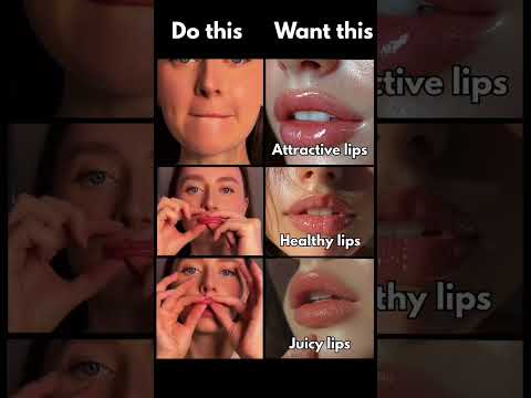 Do this for want sexy lips#glowup #exercise #lips #glowingroutine #beauty