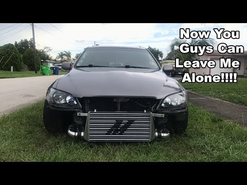 IS300 FINALLY GETS NEW HEADLIGHTS!!!!! (No More Headlight Jokes)