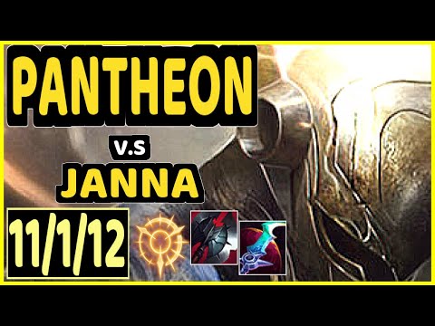 WOS (PANTHEON) vs JANNA - 11/1/12 KDA BOTTOM SUPPORT CHALLENGER GAMEPLAY - BR