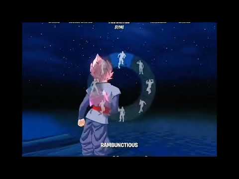 Goku Black de Fortnite bailando Videogame Alucinante (Video random de tiktok :v)
