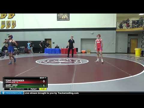 102 Lbs Semis & 1st Wrestleback (8 Team) - Tony Kessinger, Indiana Blue Vs Gary High, Tennessee 5d