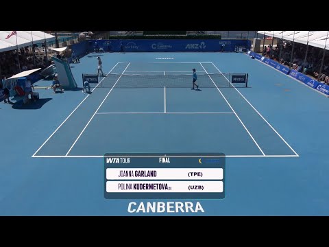 Joanna Garland (TPE) vs Polina Kudermetova (UZB)  -  game, Set, Match +Xtra