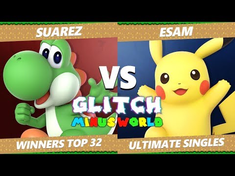 Glitch 7 SSBU - Suarez (Yoshi) VS PG ESAM (Pikachu) Smash Ultimate W. Round of 32