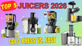 Top 5 Best Juicers (2026)! 🍎 Cold Press vs Centrifugal Teste
