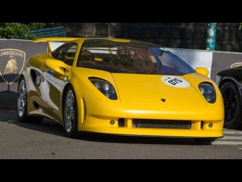 Lamborghini Calà FIRST time on the Road!! - Lamborghini 50th Anniversary